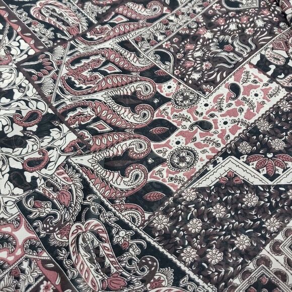 Soprano Top Size Small Sheer Wrap Embroidered Used - Picture 8 of 9